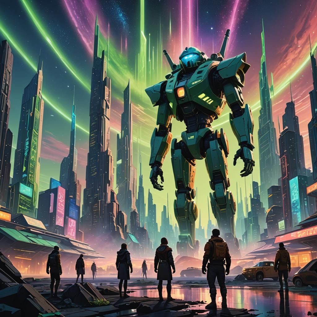 Metazeii in Celestial Realm: Aurora's Dissipation