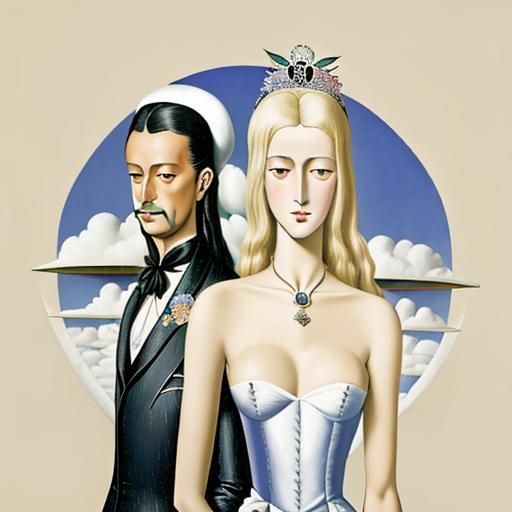 Surreal Landscape Inspired by Dali and Magritte