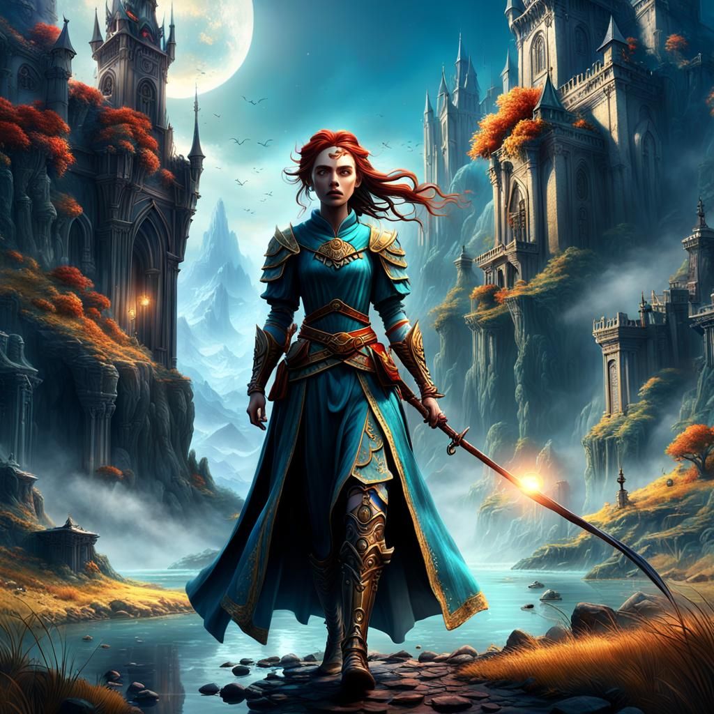 Fantastical Matte Painting in Deep Color