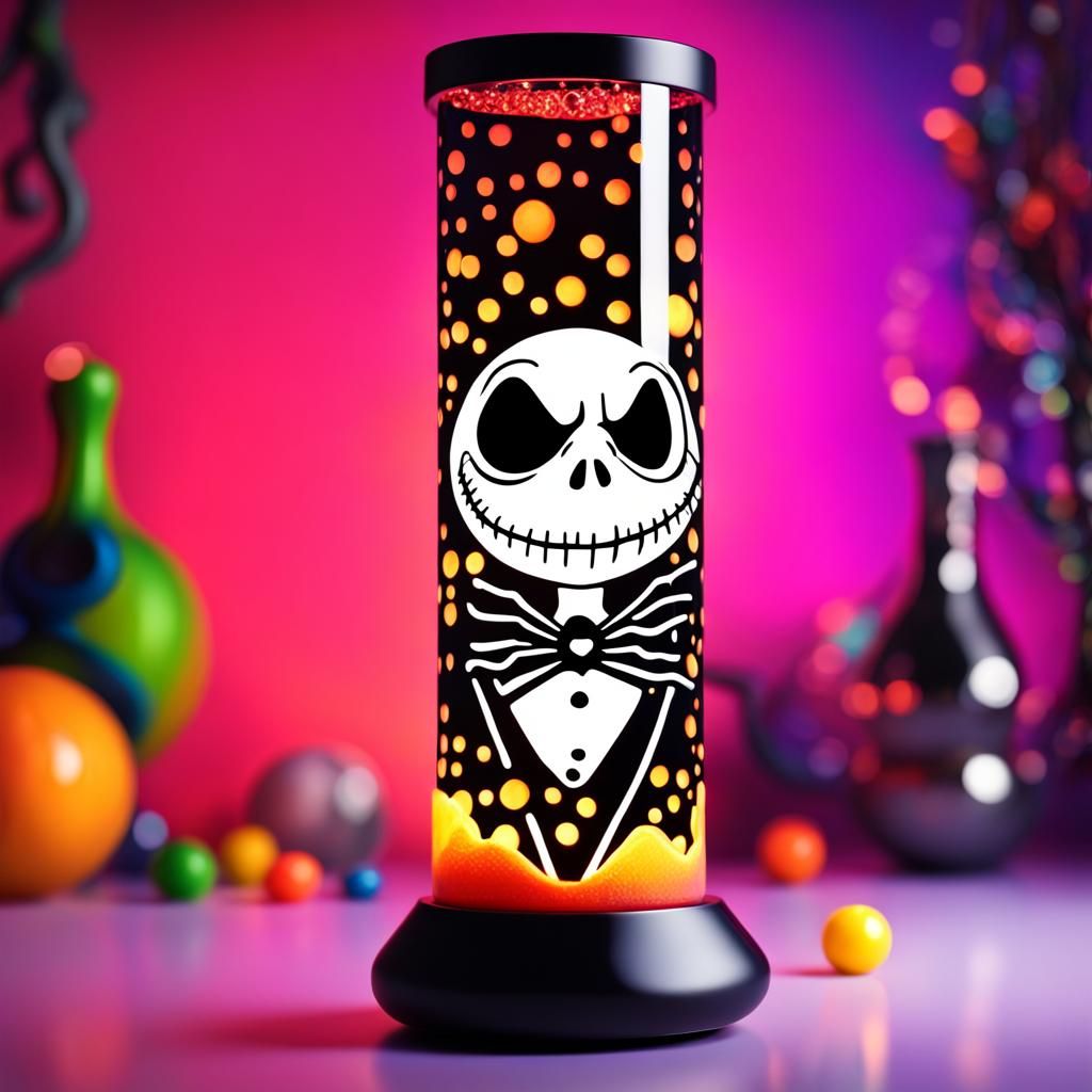 Jack Skellington lava lamp 3
