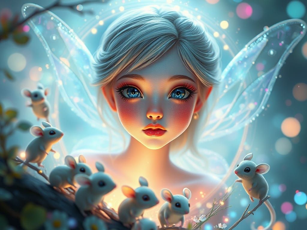 Surreal Fairy Goddess of Whimsy and Wonder