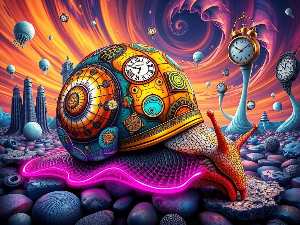 Time drags like a snail