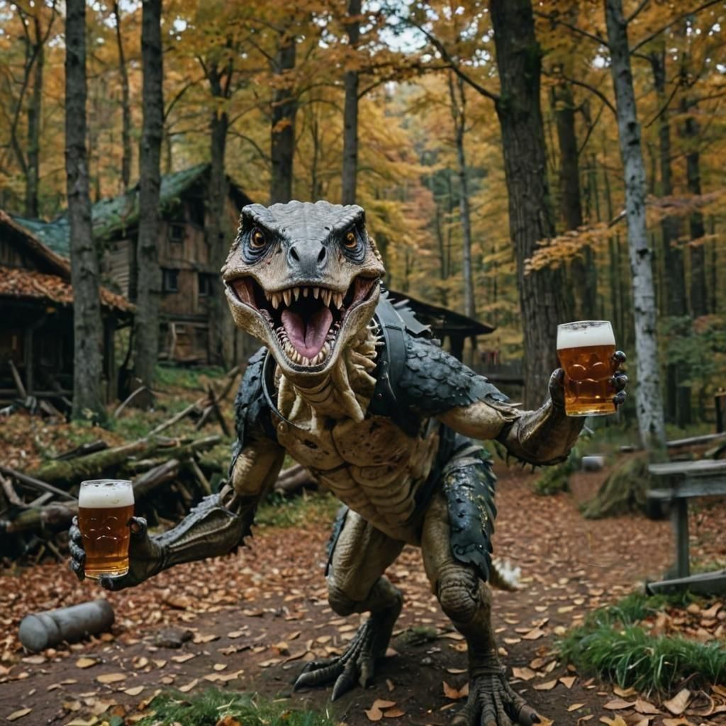 Dramatic Cinematic Film Still in Live-Action Style