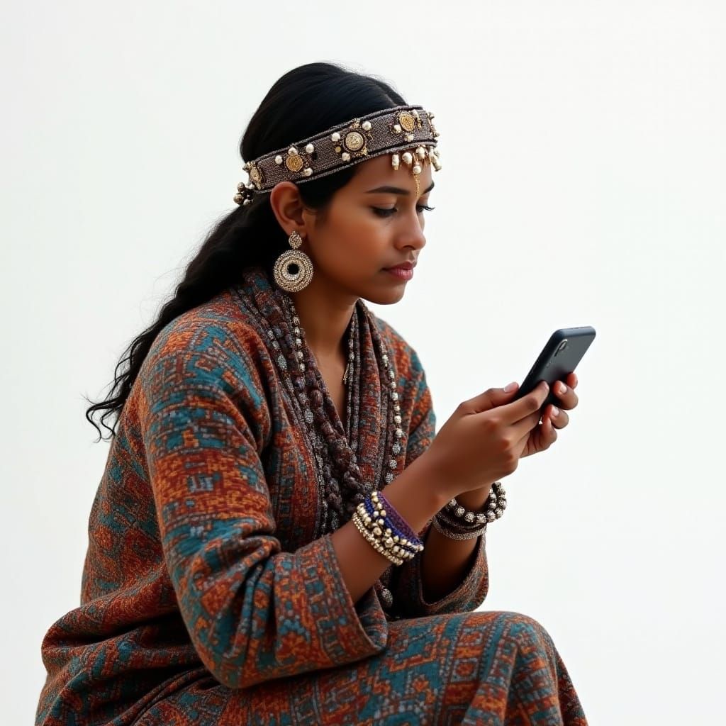 Authentic Wayuu Beauty Captured in Realistic Style