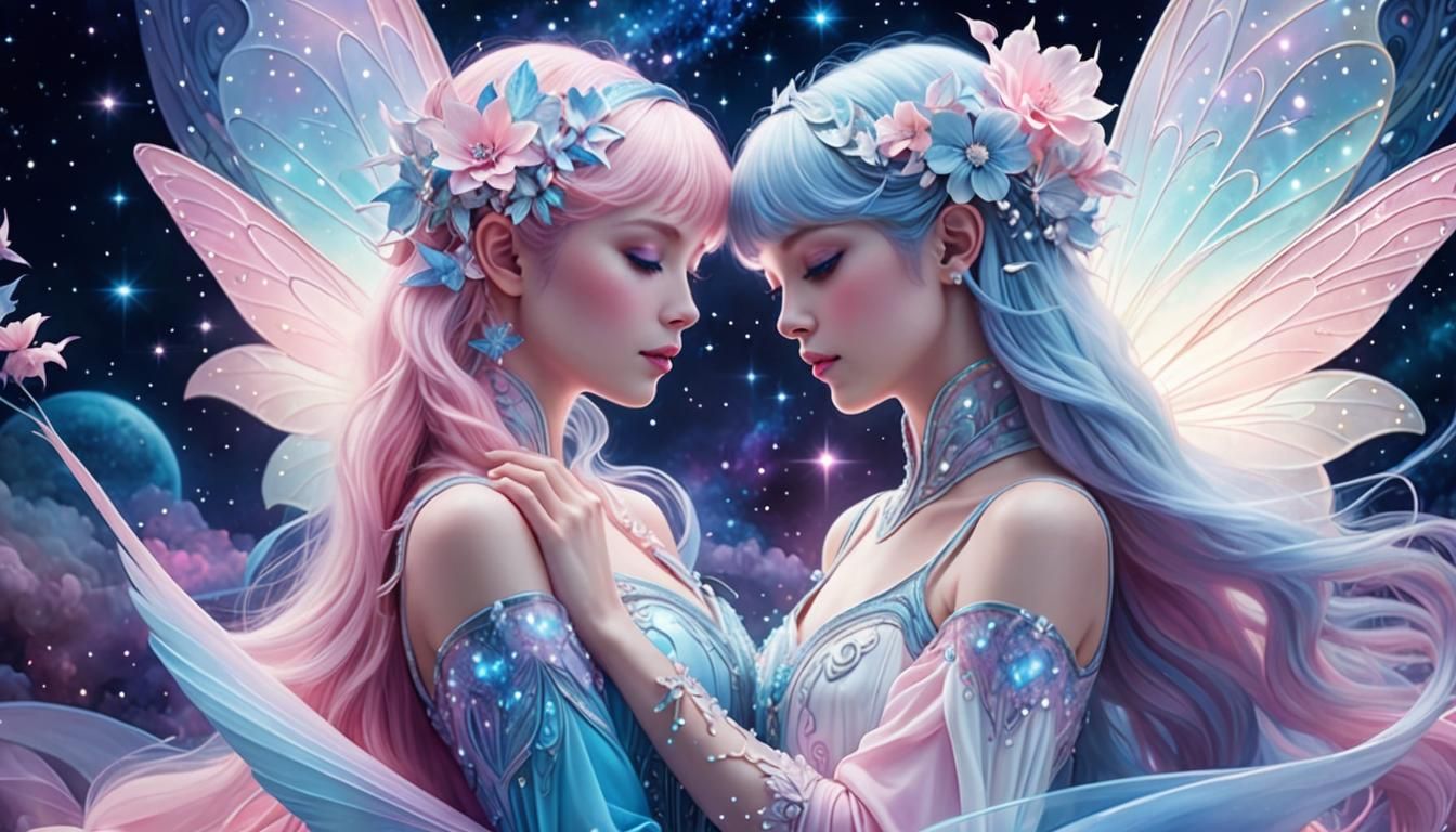 Trans Lesbian Fairies in Love