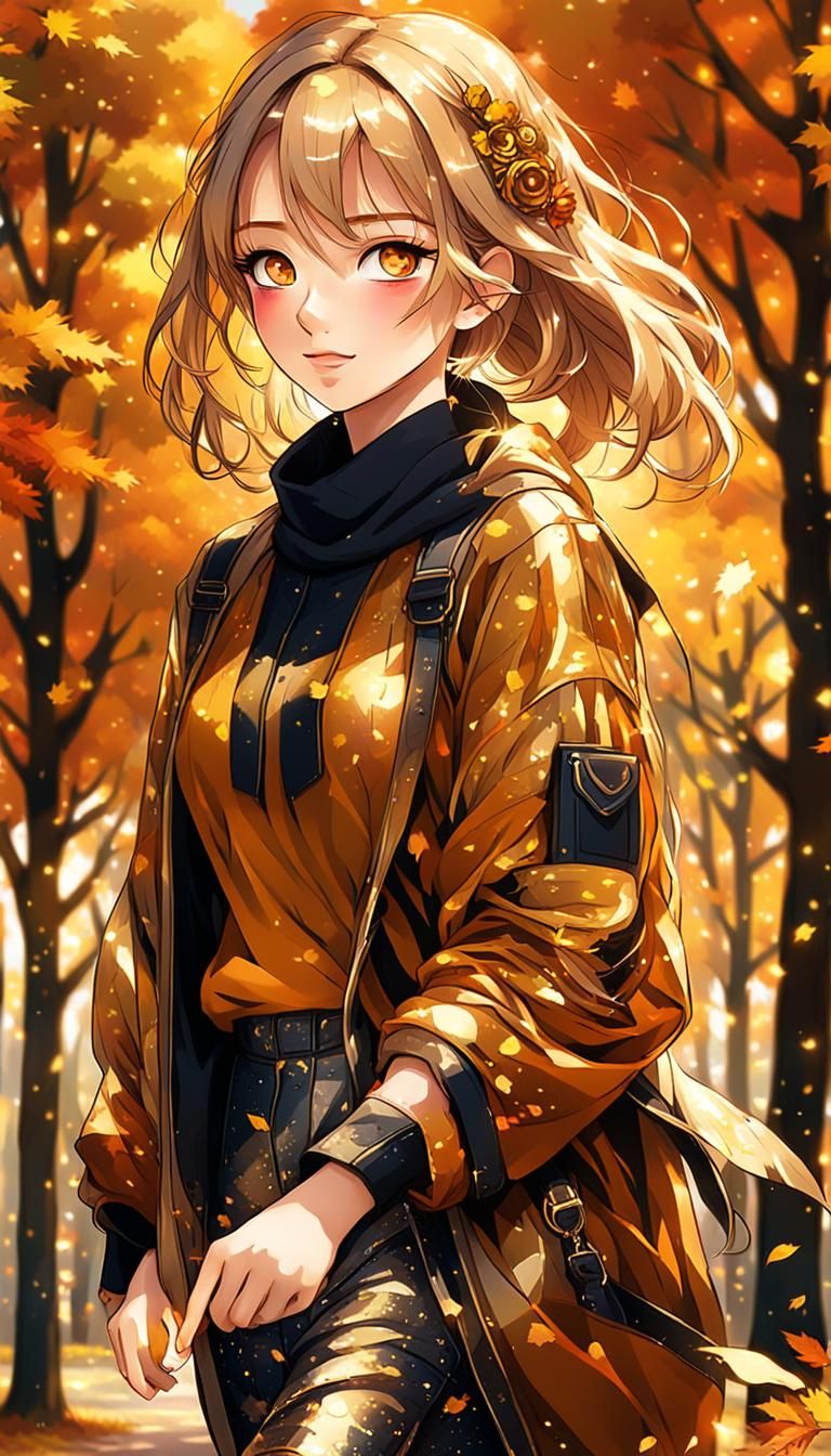 Autumn Anime Girl