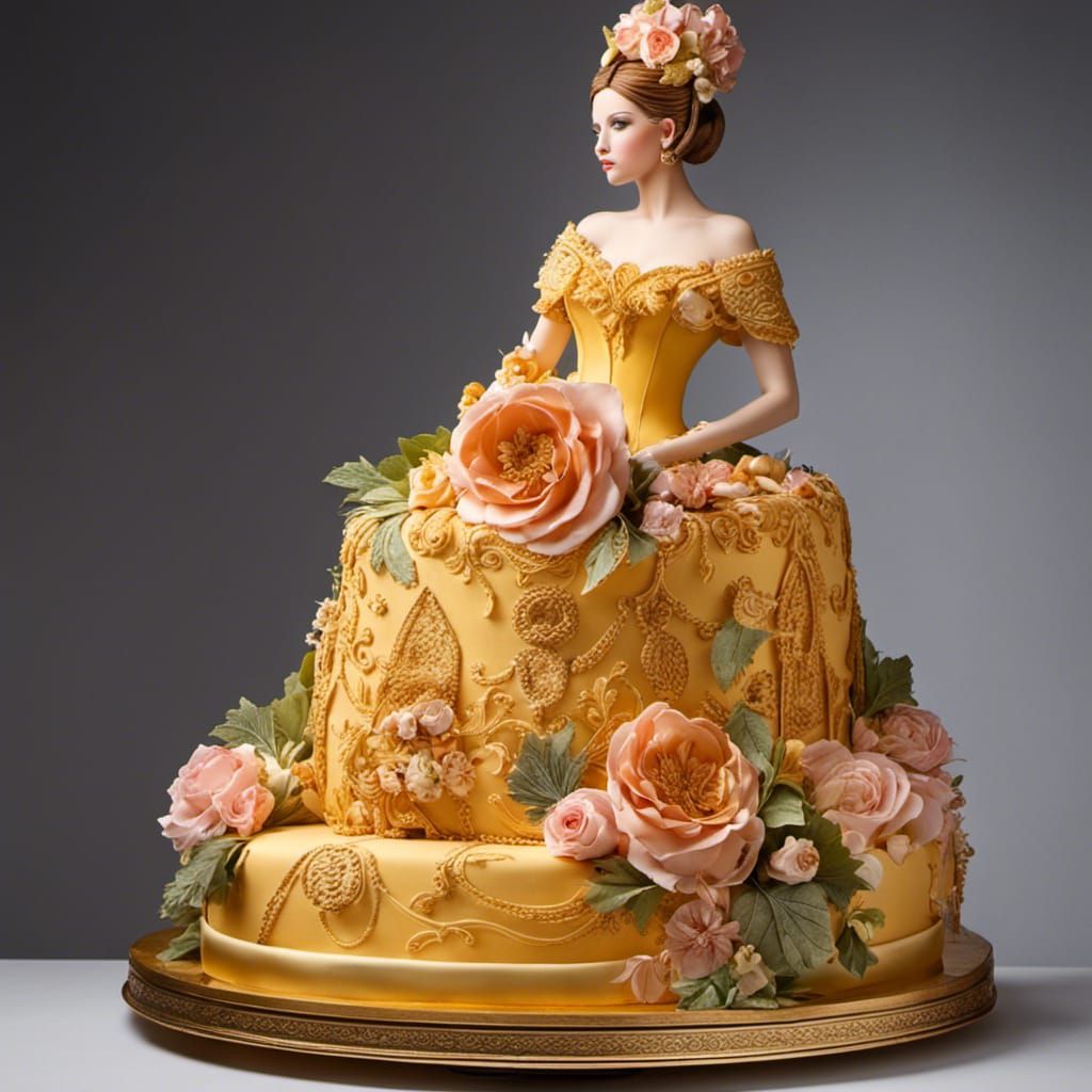 Intricately Detailed Cake Masterpiece