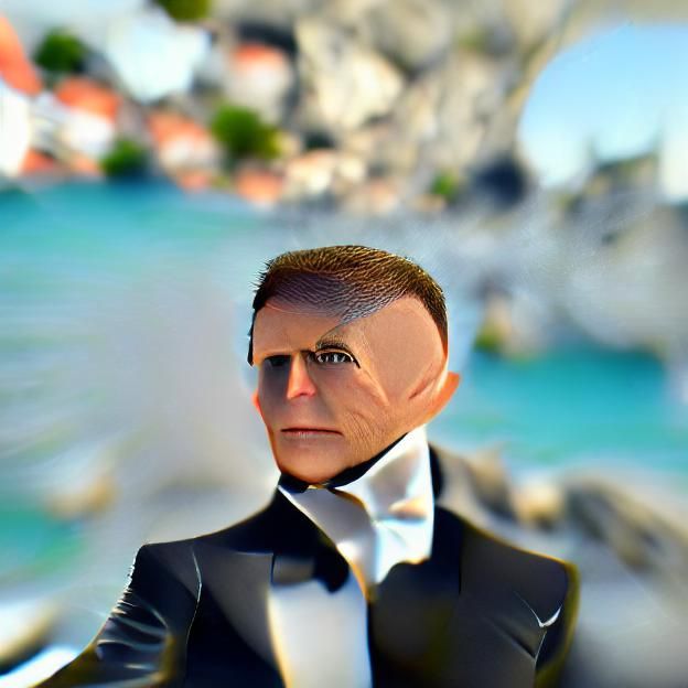 Hyperdetailed Portrait of James Bond in 8k