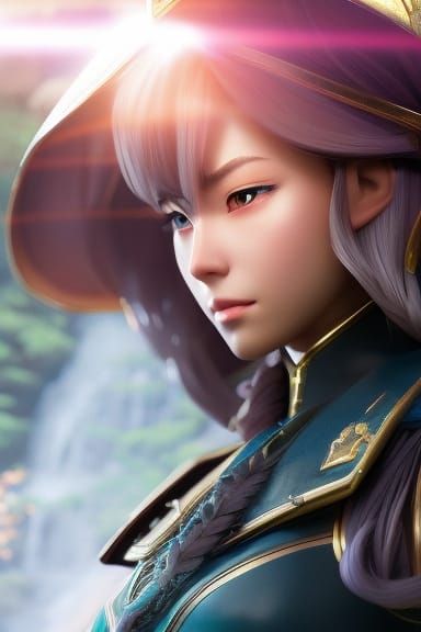 Princess Zelda Anime Key Visual in 8k Resolution
