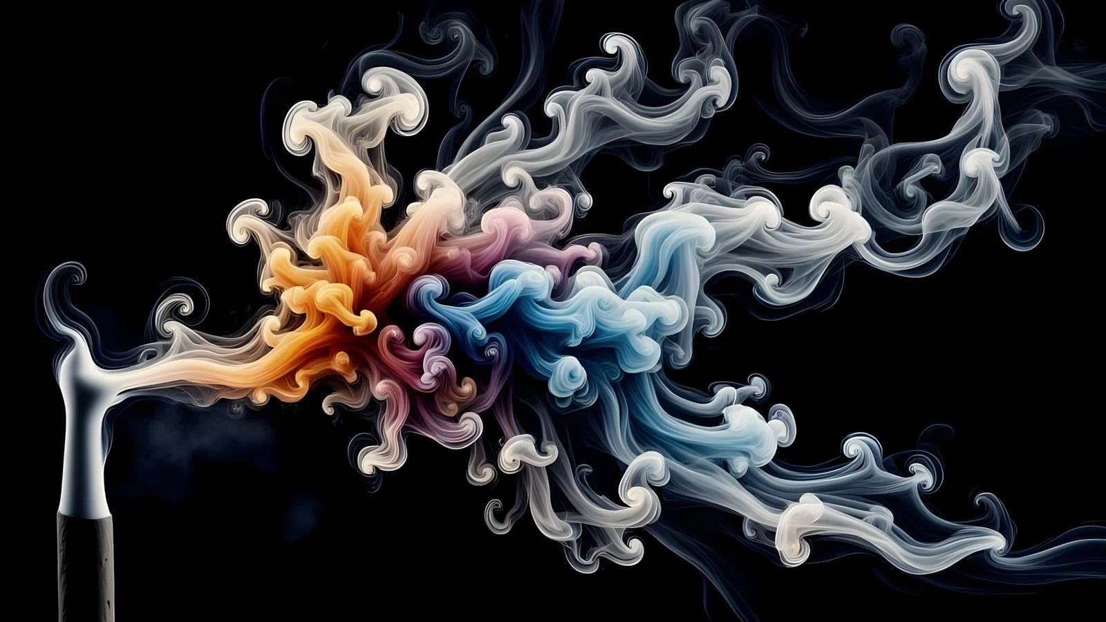 Surreal Smoke Abstraction