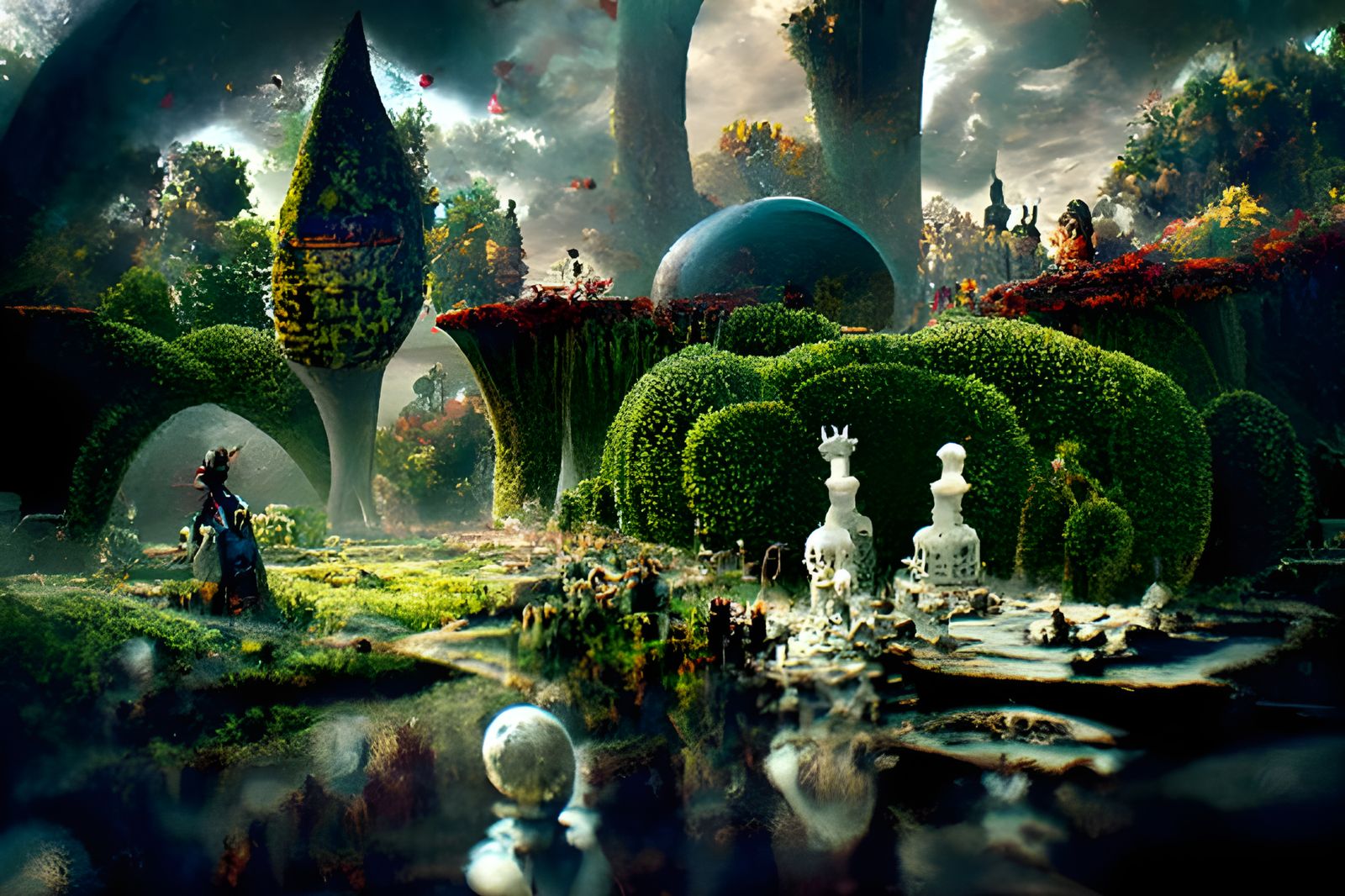 Alice in Wonderland Landscape by Jansson, Zawadzki and Other...