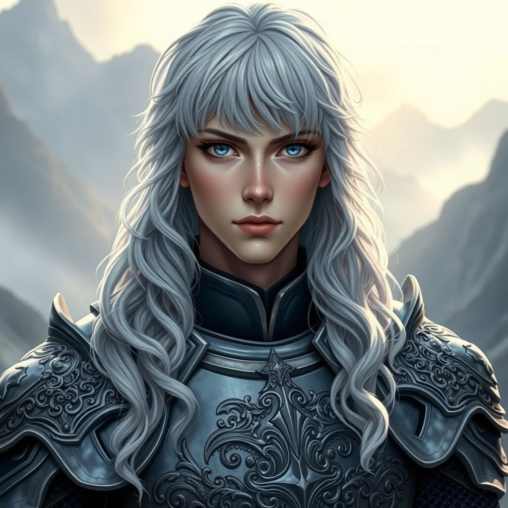 Griffith from Berserk in Dreamy Digital Art