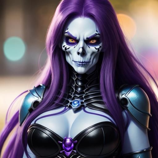 Detailed Photo of Beautiful Female Skeletor