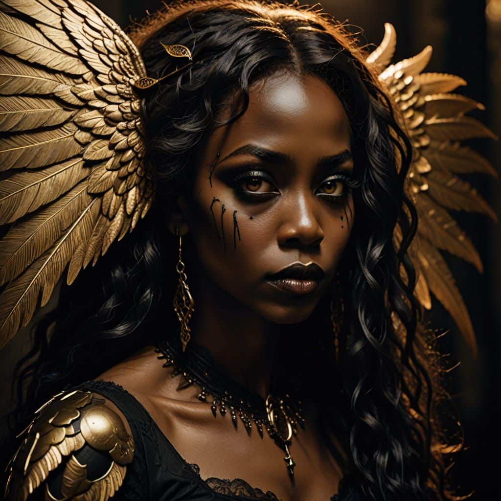 Dark Fantasy Portrait in Gothic Style