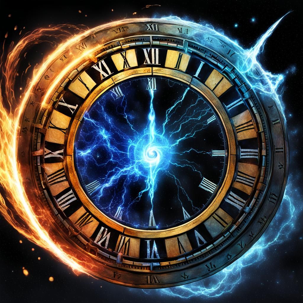 Majestic Time Elemental Being of Energy