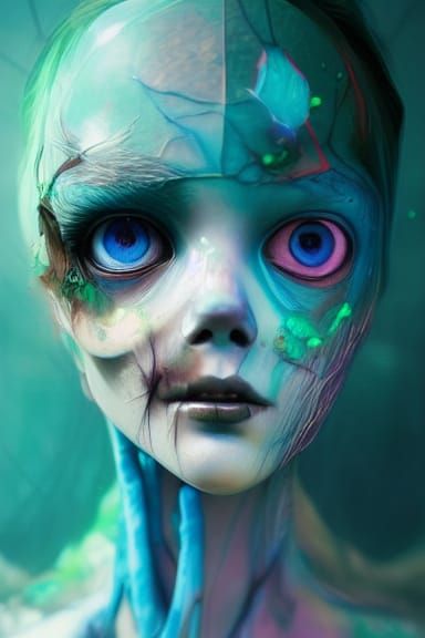 Detailed 3D Model of a Spirit Girl