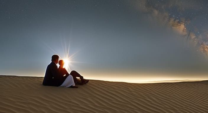 Fiery Wizard's Solar Journey: Detailed 64k Photography