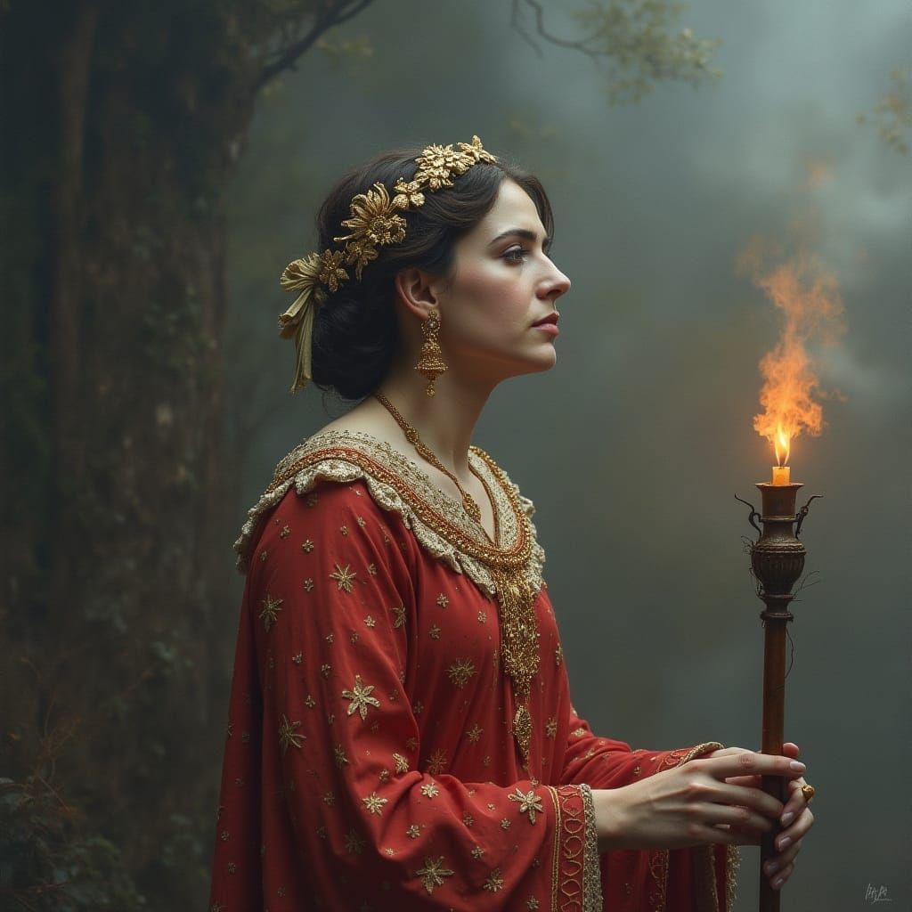 Vibrant Red Fox in a Sunlit Meadow