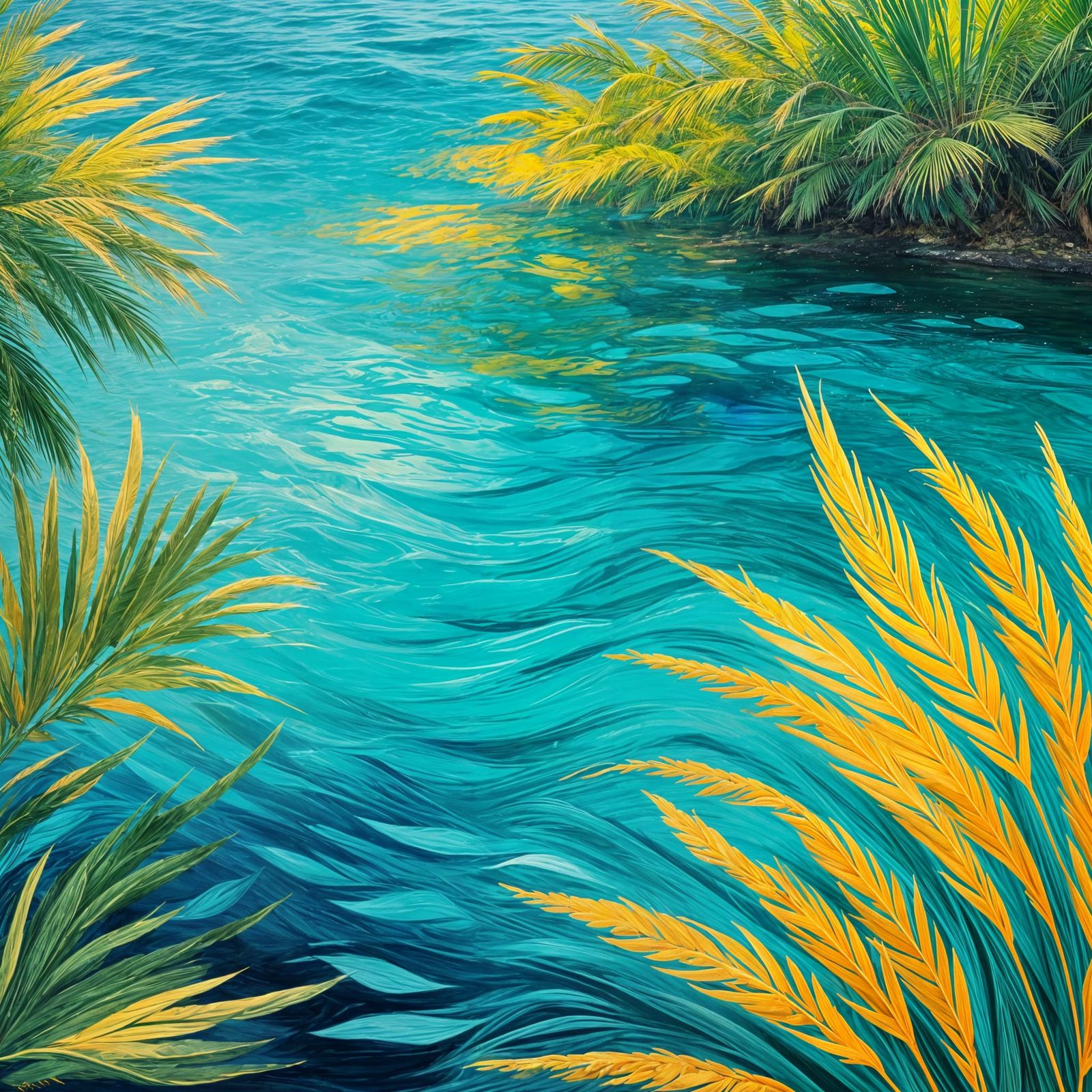 Mesmerizing Turquoise Hues: A Vibrant Display