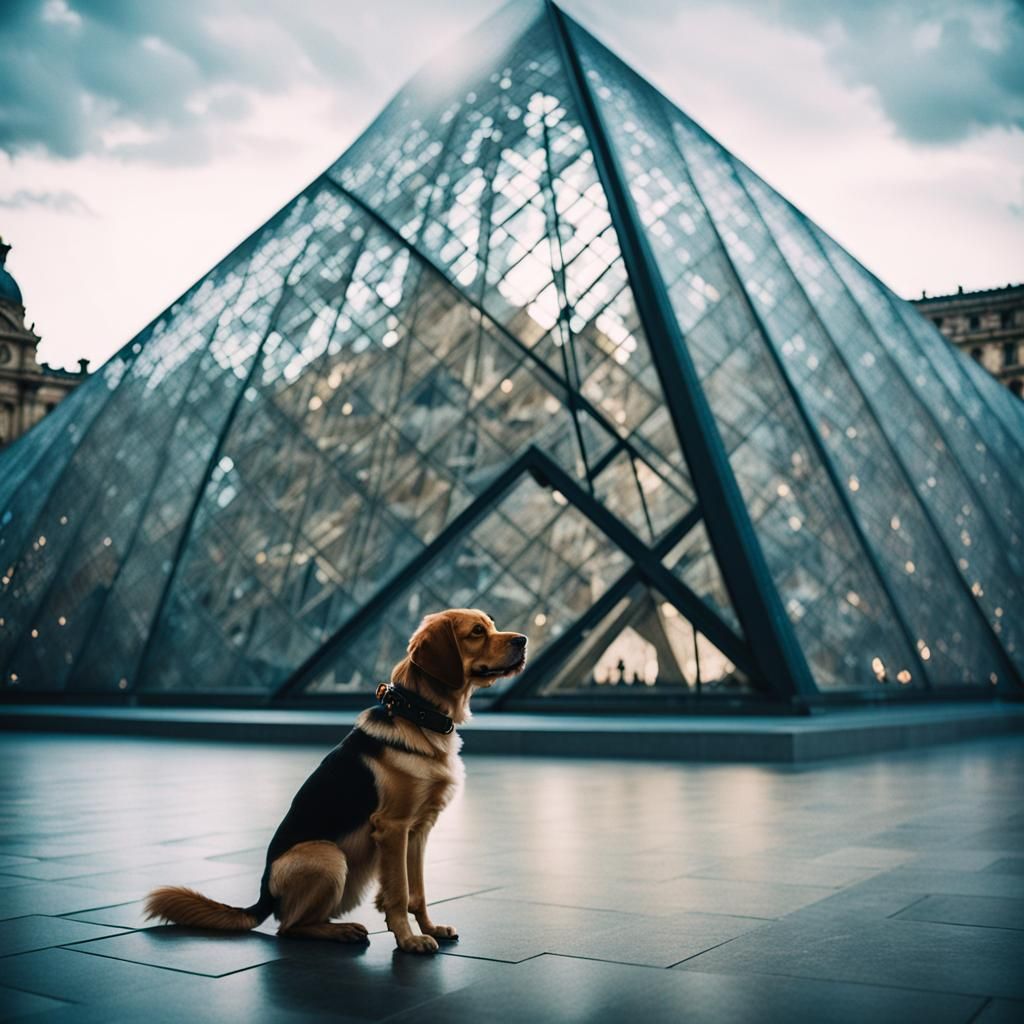 Puppy's Enchanted Visit to The Louvre
