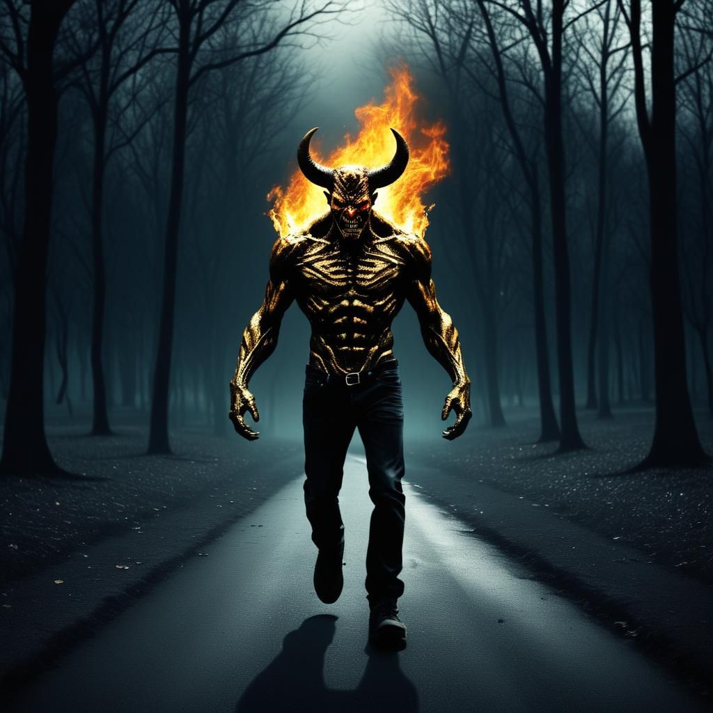 Solitary Man's Dark Transformation and Inner Demons