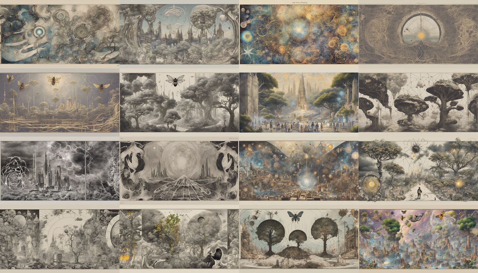 Futuristic City Development with Quantum Zentangle