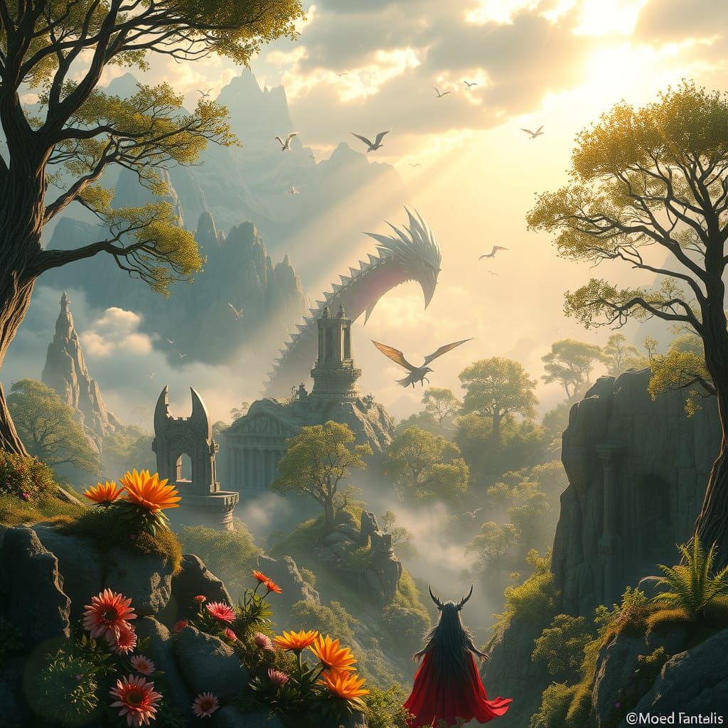 Mystical Realms of Ethereal Spirits in Final Fantasy