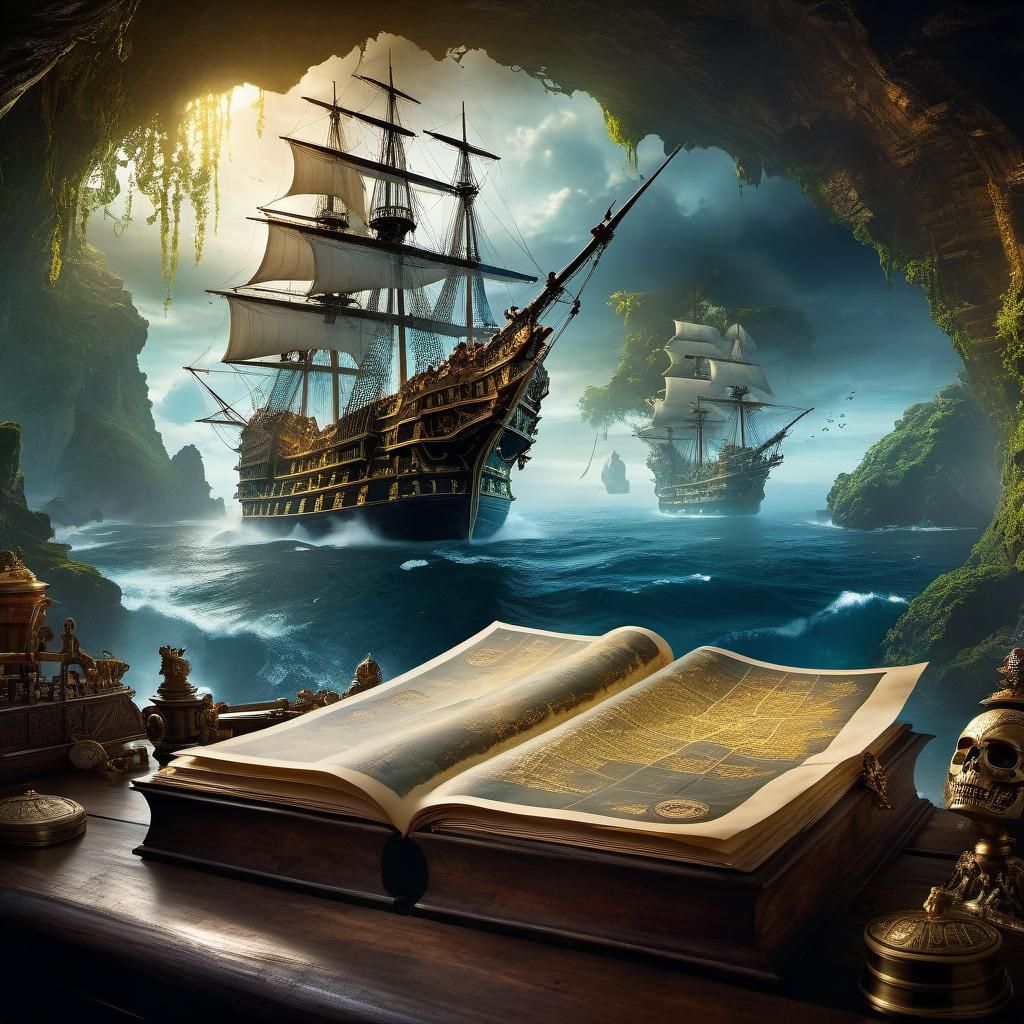 Fantasy Island Emerges from Pirate Treasure Map