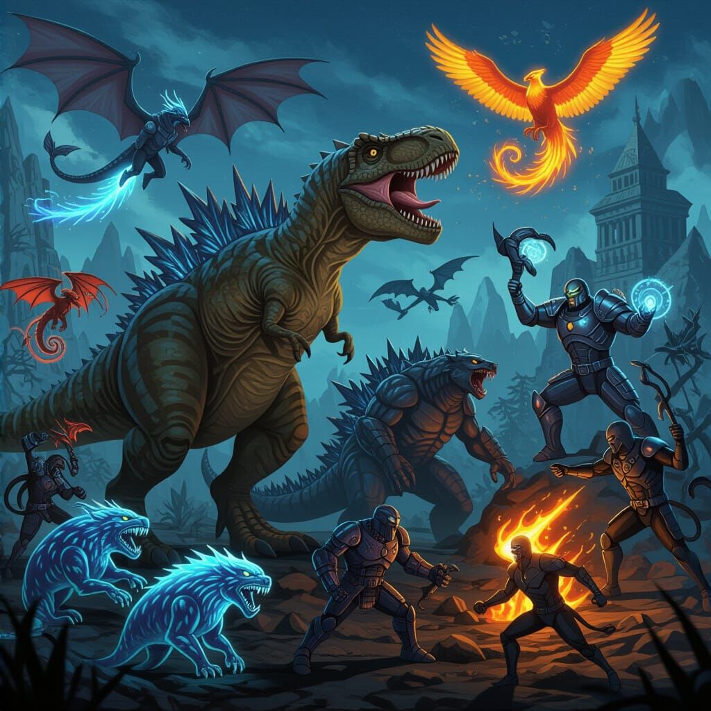 Mythical and Fantastic Creatures Assemble