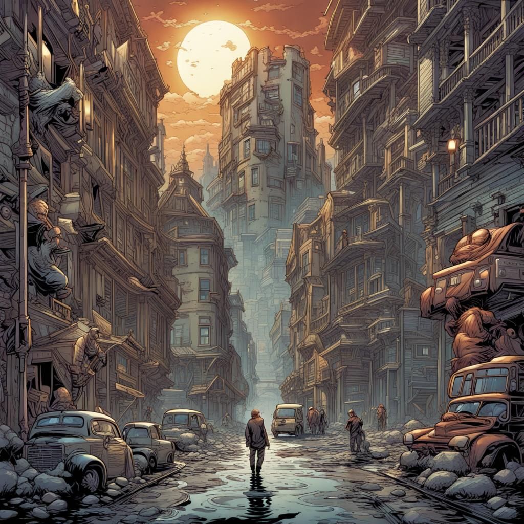 Comic Book Art by Mark Brooks and Dan Mumford