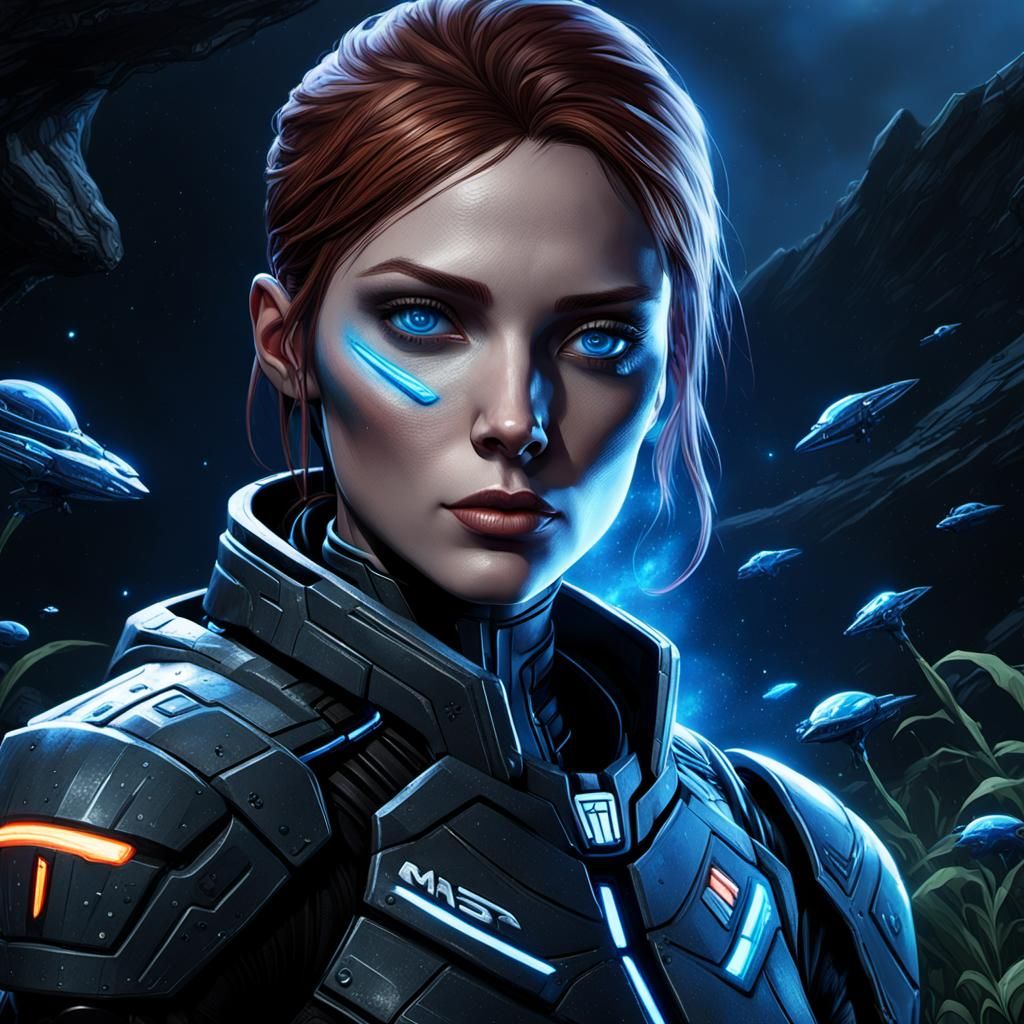 Hyperdetailed Portrait in Dark Fantasy Style