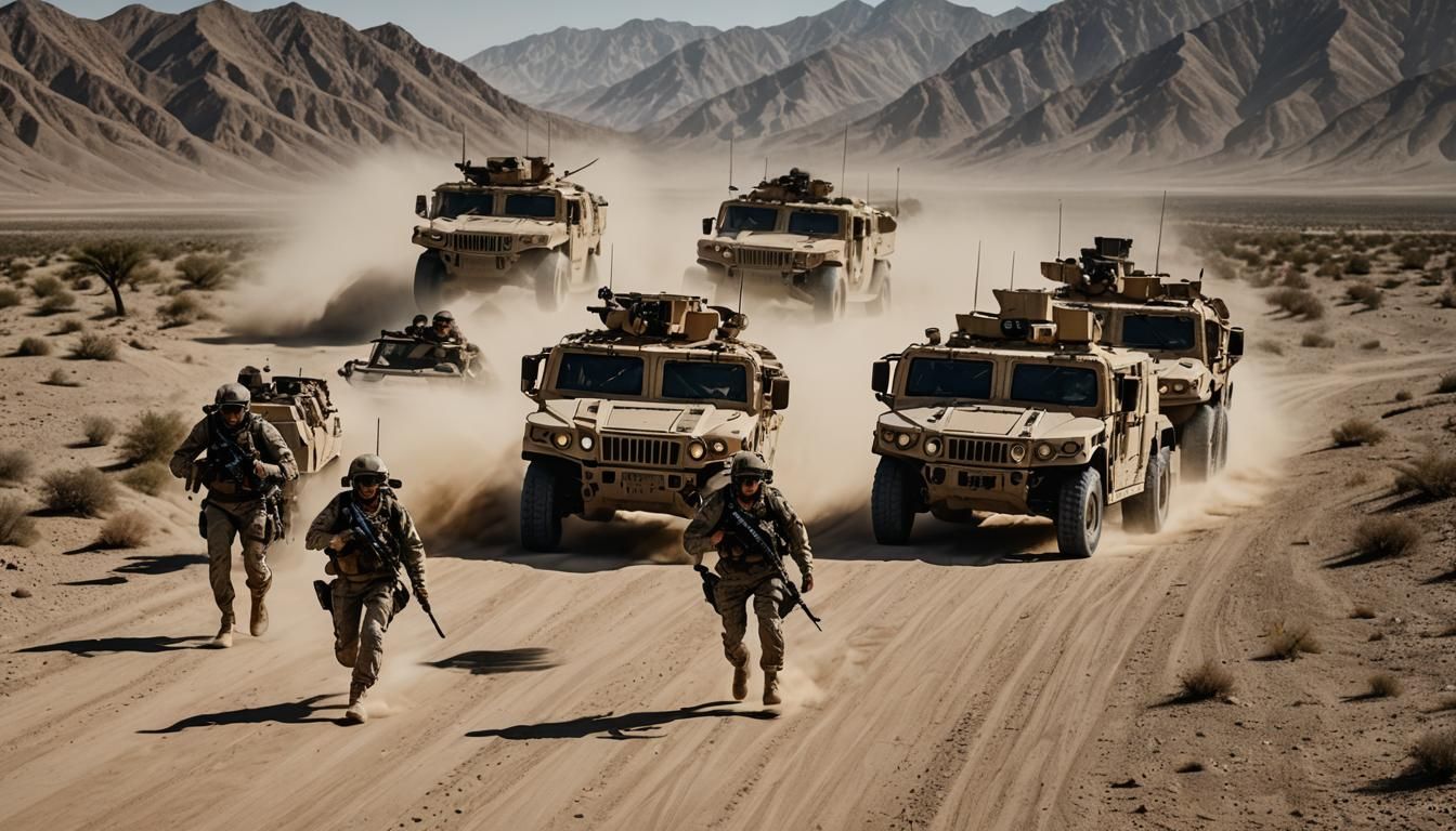 U.S. Marine Women in Afghanistan: Hyper-Realistic Military P...