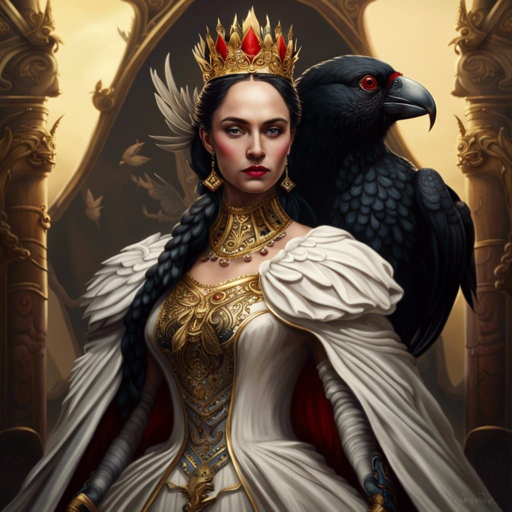 Queens Clash: Epic Digital Matte Painting