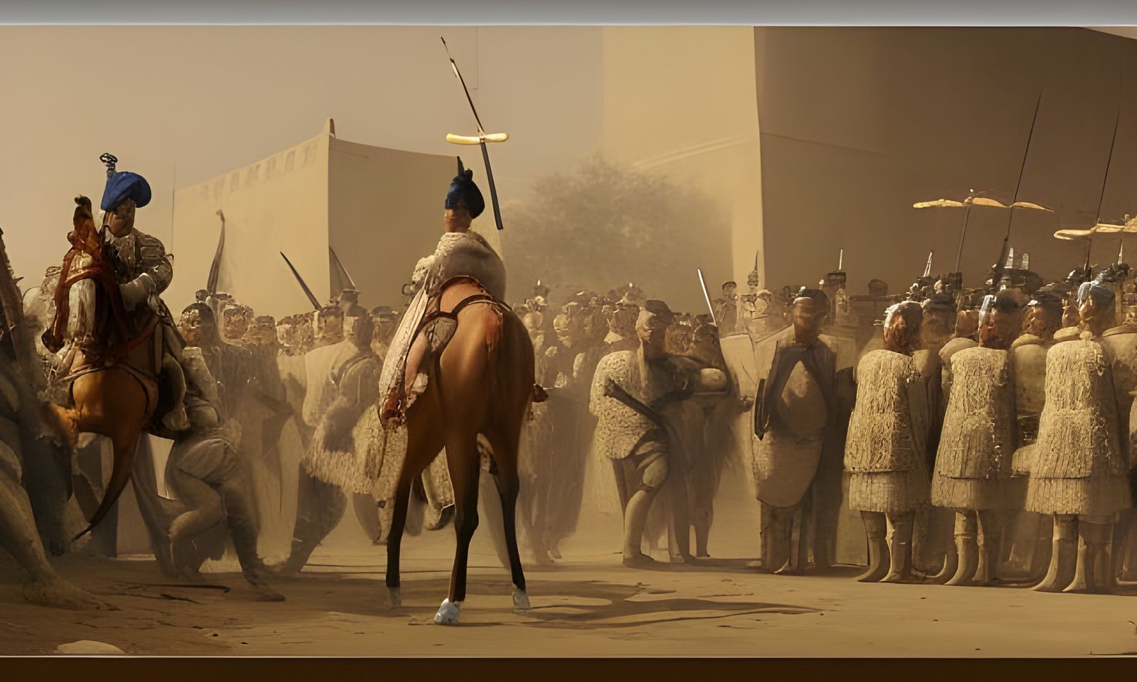 General Gordon Defends Khartoum: 19th Century Artwork