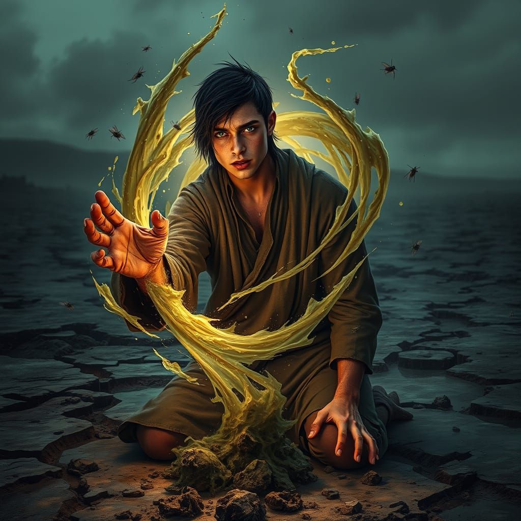 War-Torn Mage Unleashes Forbidden Power in Desolate Landscap...