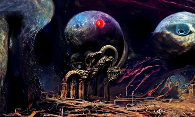 Dying God Transfers into Human Body, Biopunk Style
