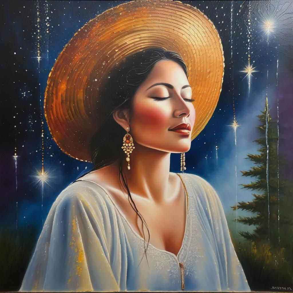 Soulful Wet-on-Wet Oil Painting with Deep Meaning