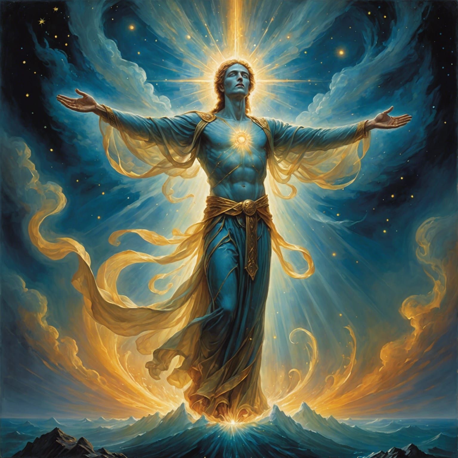 Ethereal Soul Ascending: 3D Anime Art