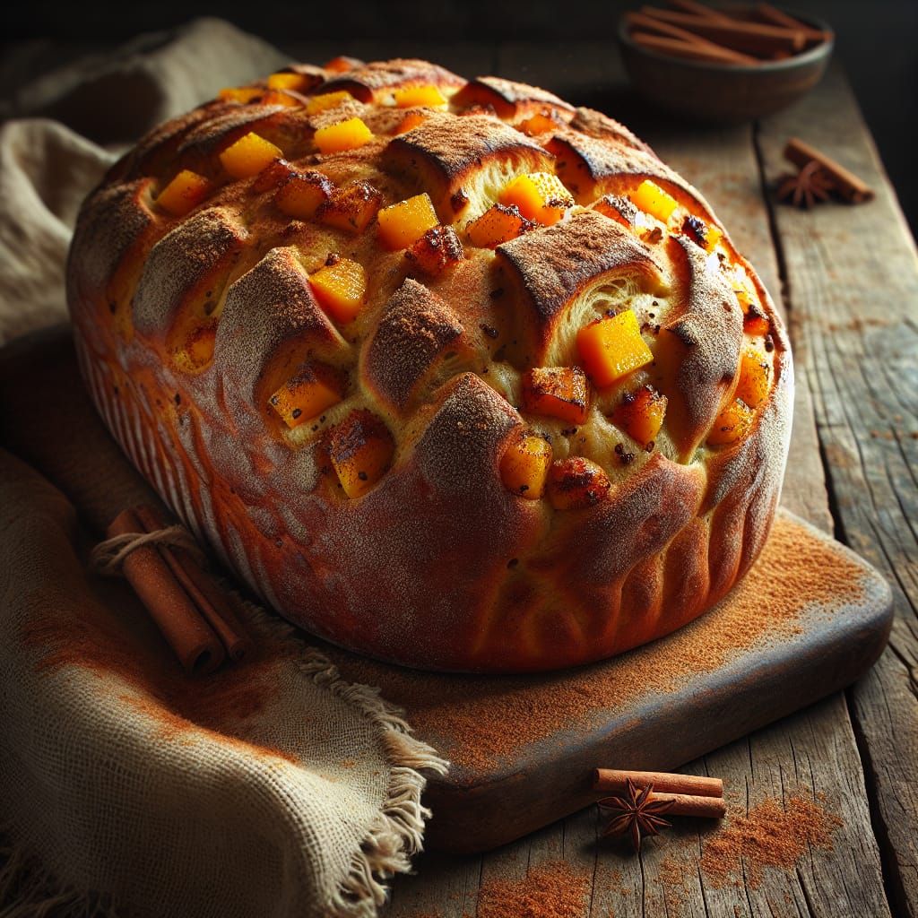 Medieval Mango Bread with Cinnamon and Sugar
