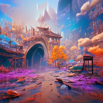 Fantastical Detailed Matte Painting in 8K Resolution