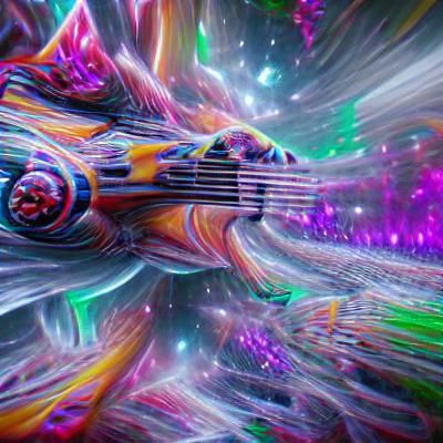 Psychedelic Hyperspace Bass in 8K Resolution
