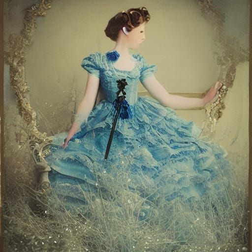 Abstract photograph of Alice in Wonderland