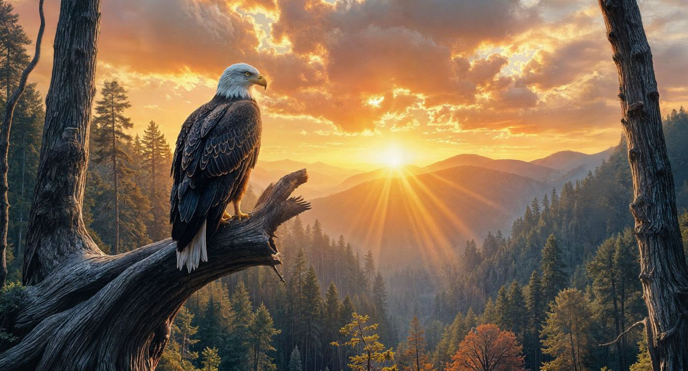 Bald Eagle over Appalachia