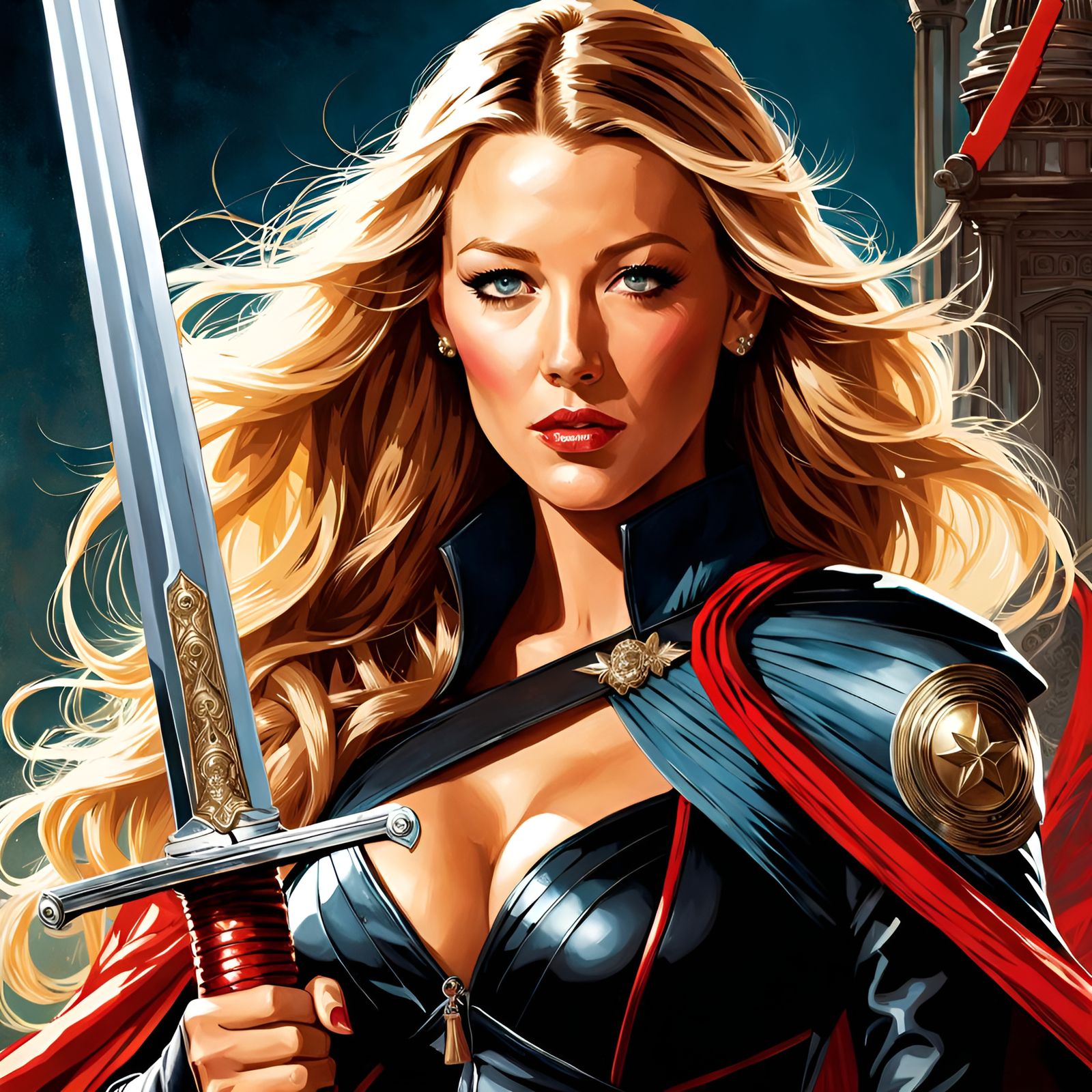 Assassin Portrait Inspired by Pin-Up Art