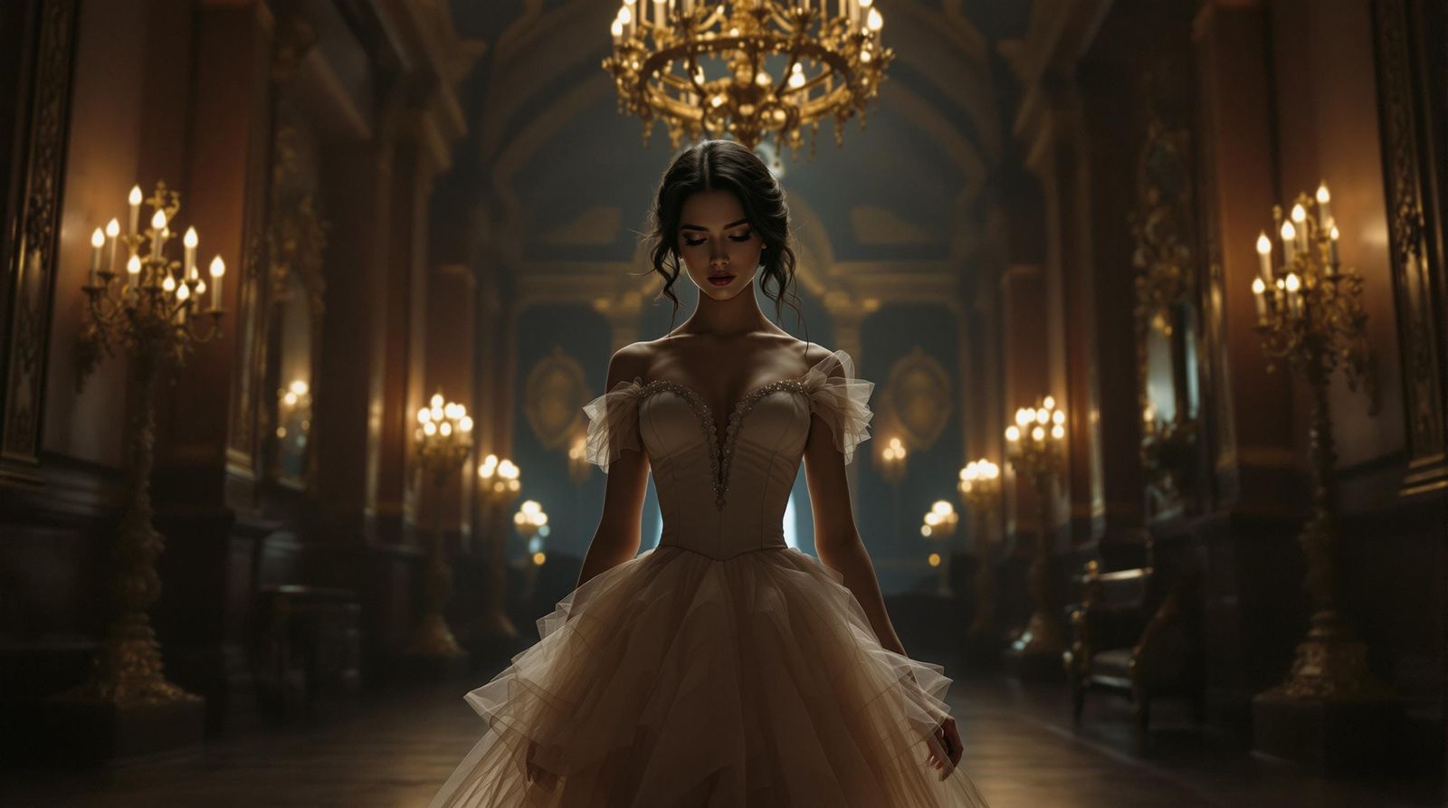 Surrealist Portrait of a Confident Dancer