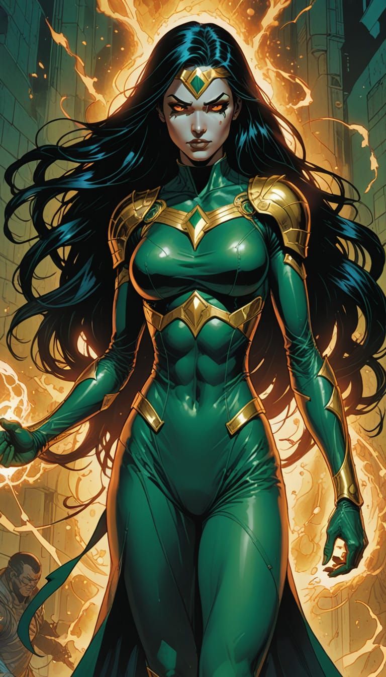 Anime-Inspired Heroines: Cosmic Protector and Mercenary