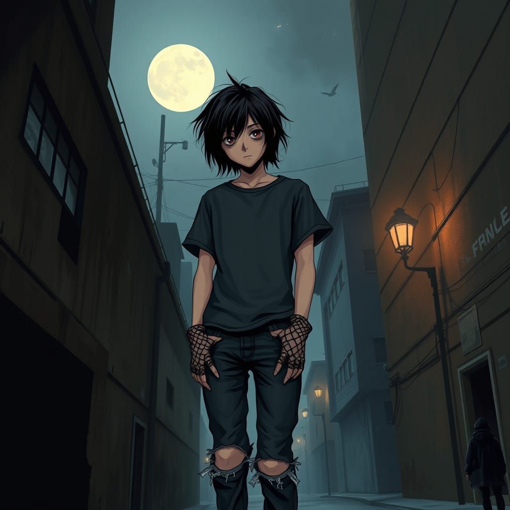 Emo Teen Longs to Escape the World Above