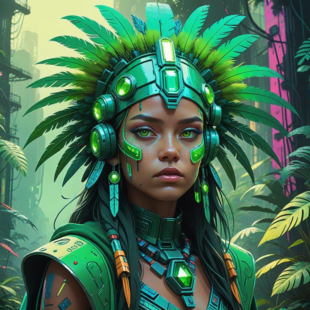 A Majestic Member of the Amazonian Green Gemstone Tribe in V...
