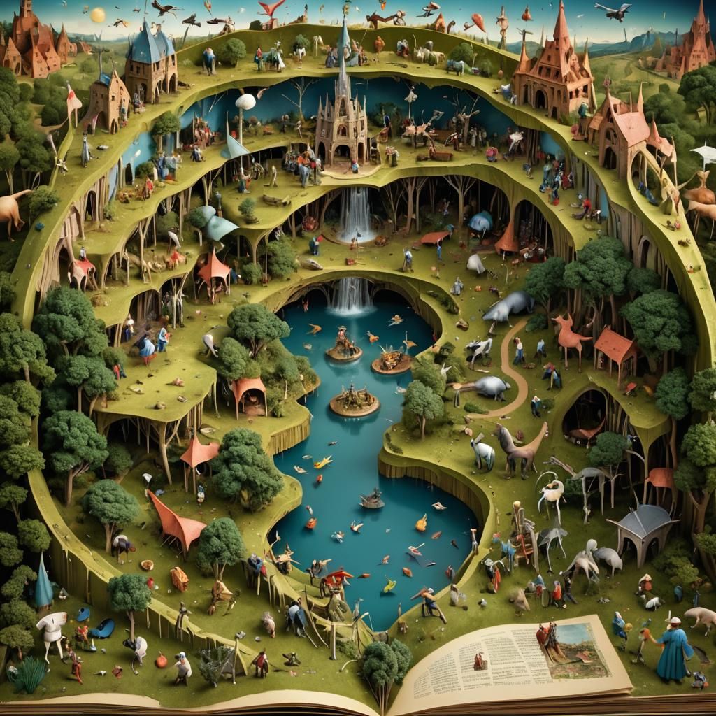 Garden of Earthly Delights: A 3D Pop-Up Book