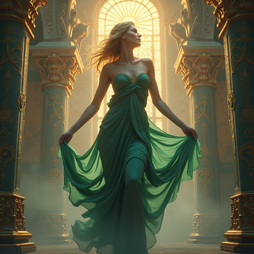 Venus Emerges: Baroque Opulence in Romantic Style